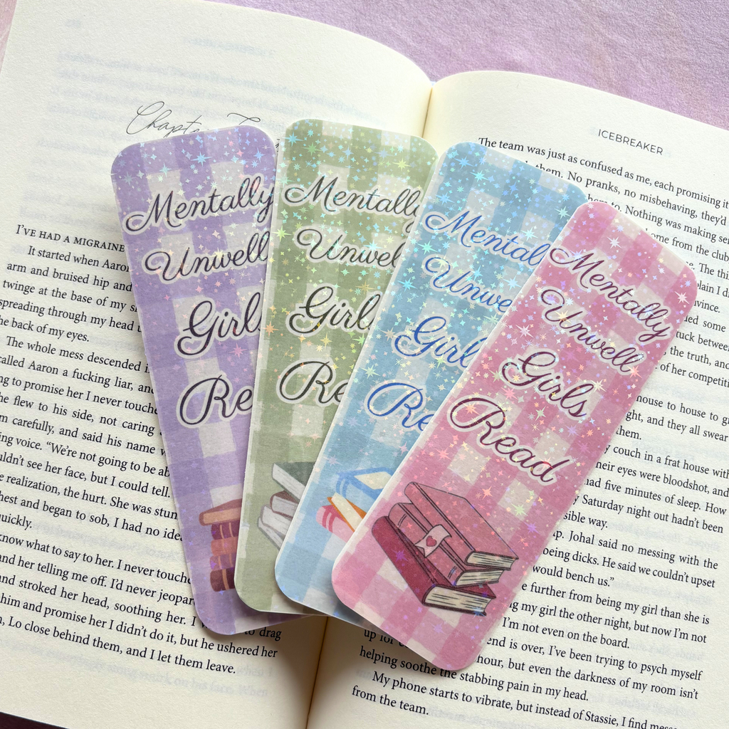 Mentally Unwell Girls Read Sparkle Bookmark