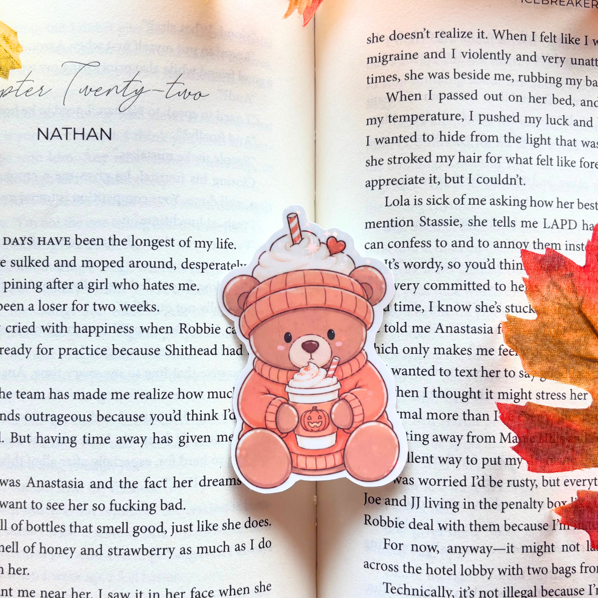 Pumpkin Bear Sticker