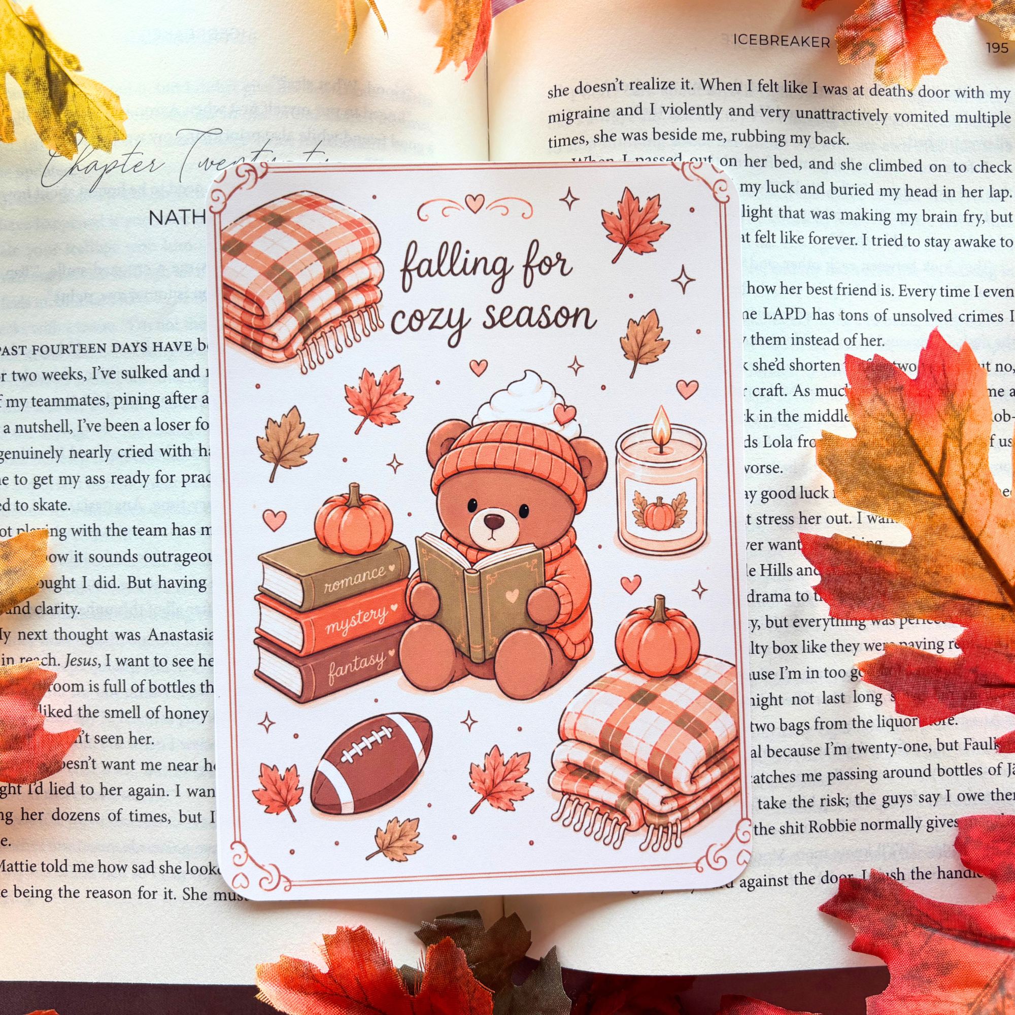 Pumpkin Bear Kindle Insert