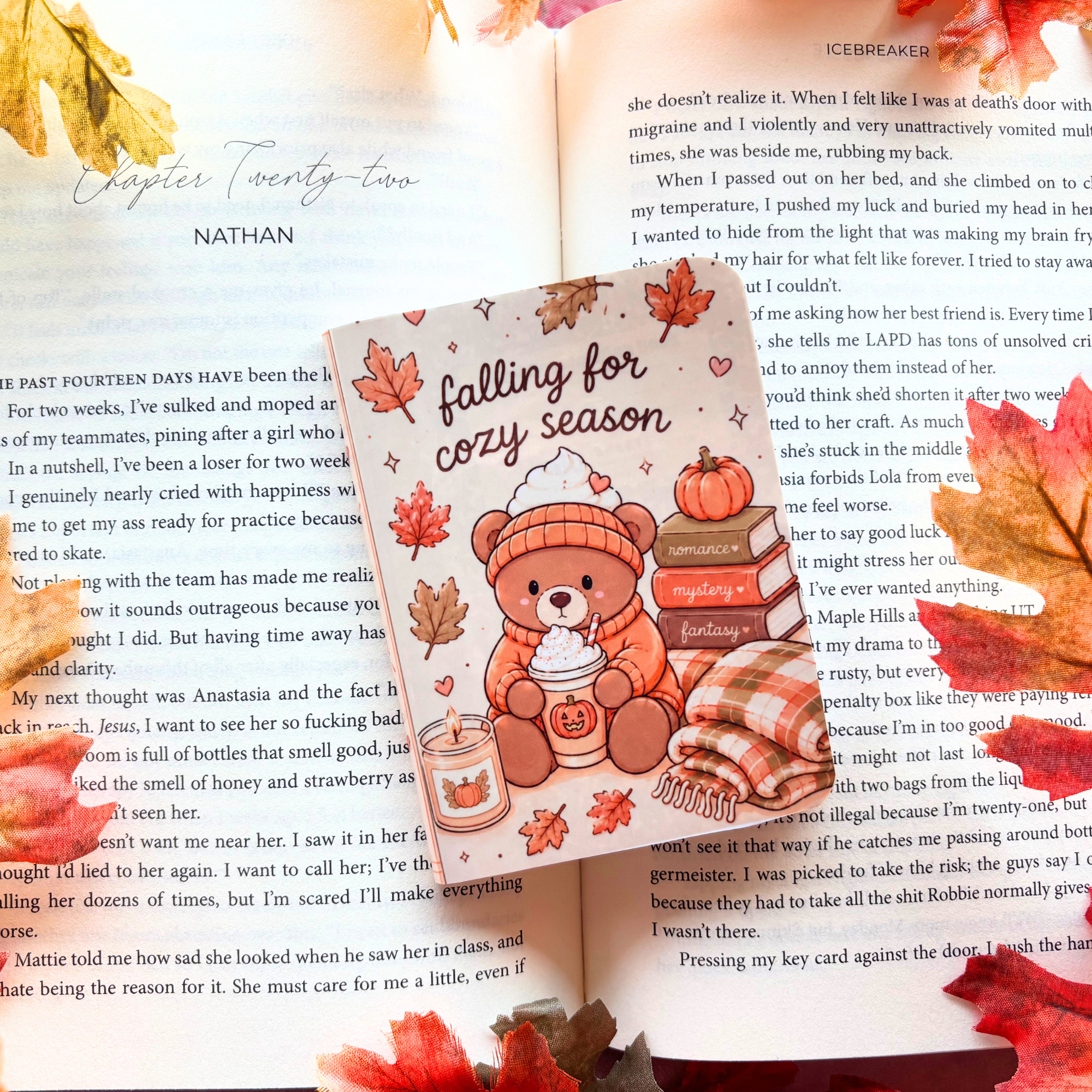 Pumpkin Bear Mini Notebook