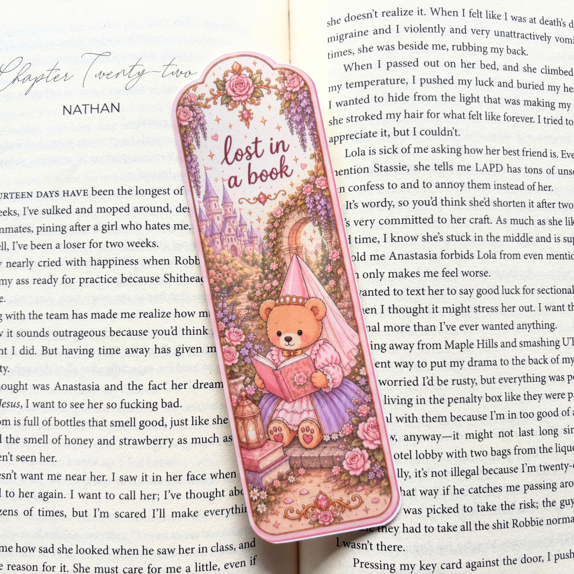 Princess Bear Bookmark