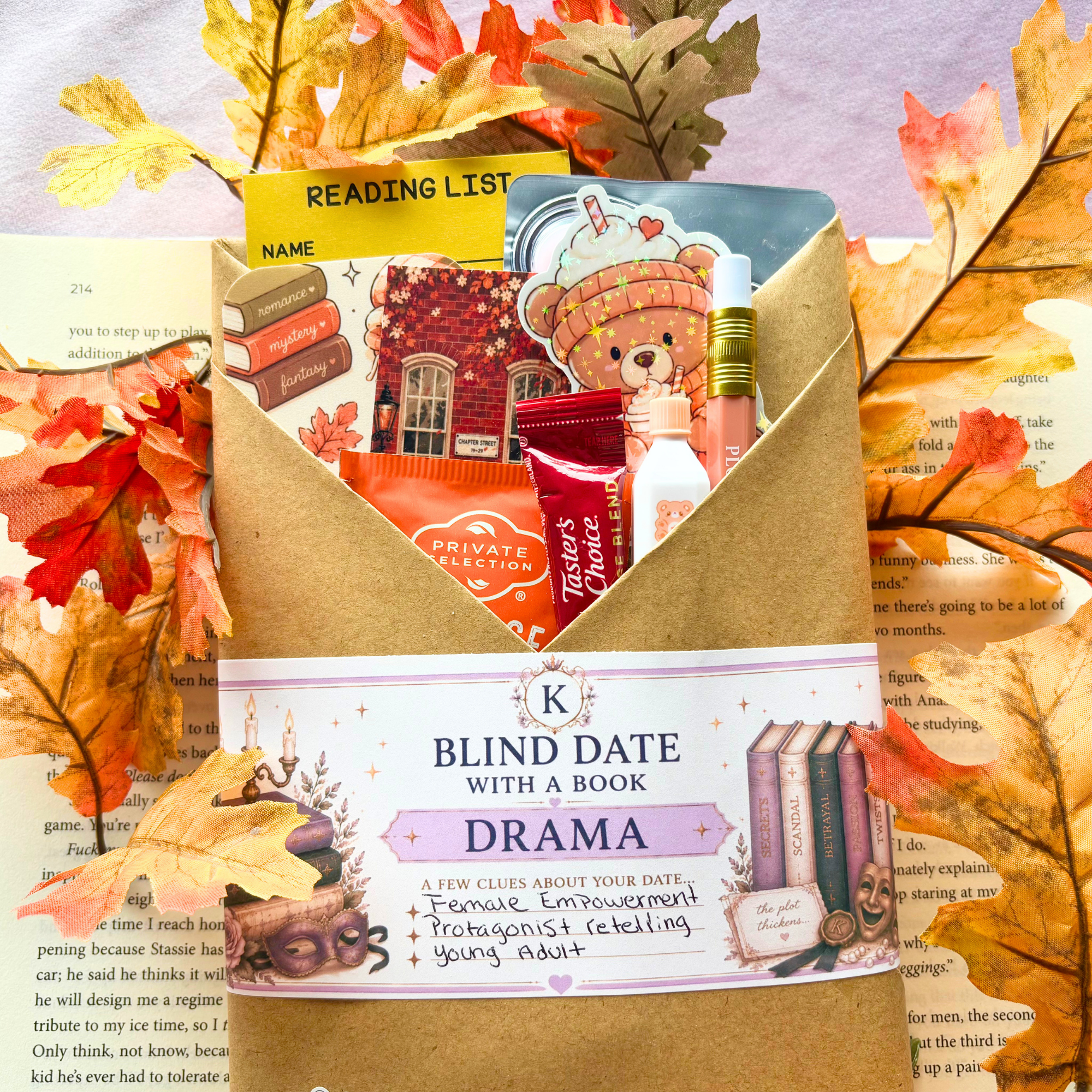 Fall Blind Date With a Book | Cozy Autumn Reading Bundle