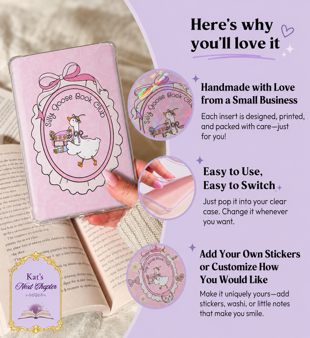 Silly Goose Book Club Kindle Insert