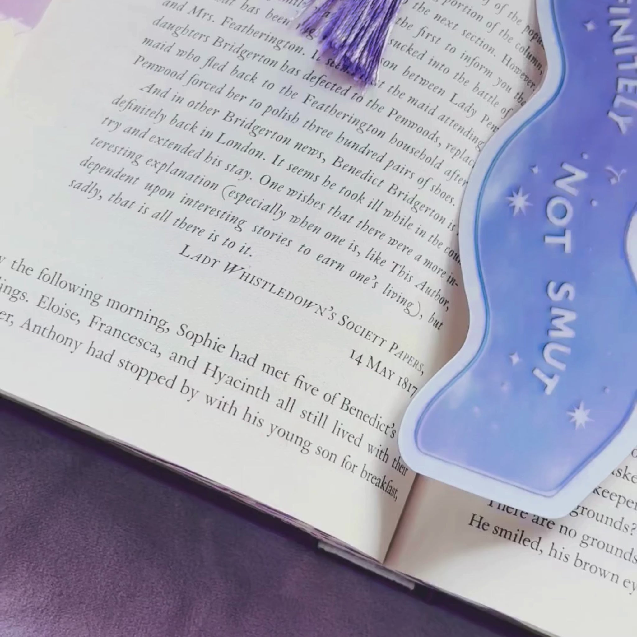 Definitely Not Smut Bookmark